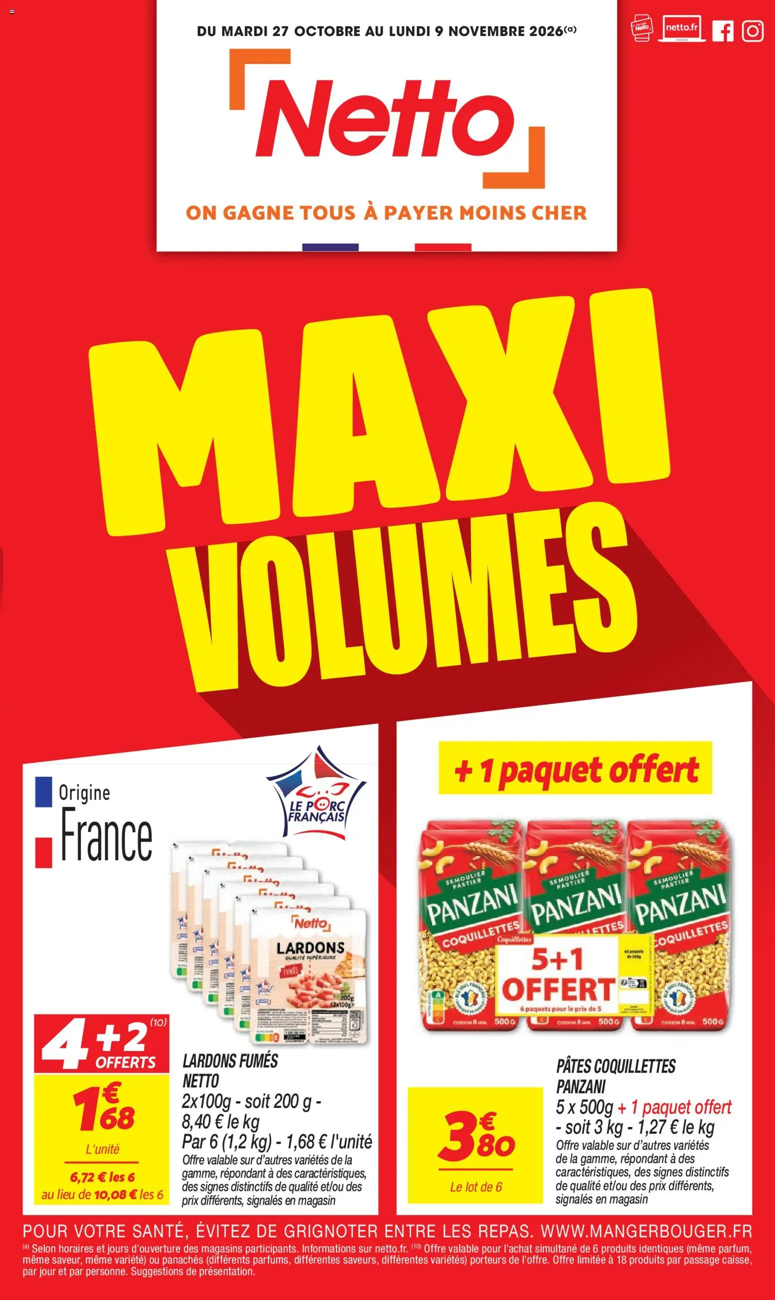 Netto catalogue - page 1 - valable à partir du 27/10/2026