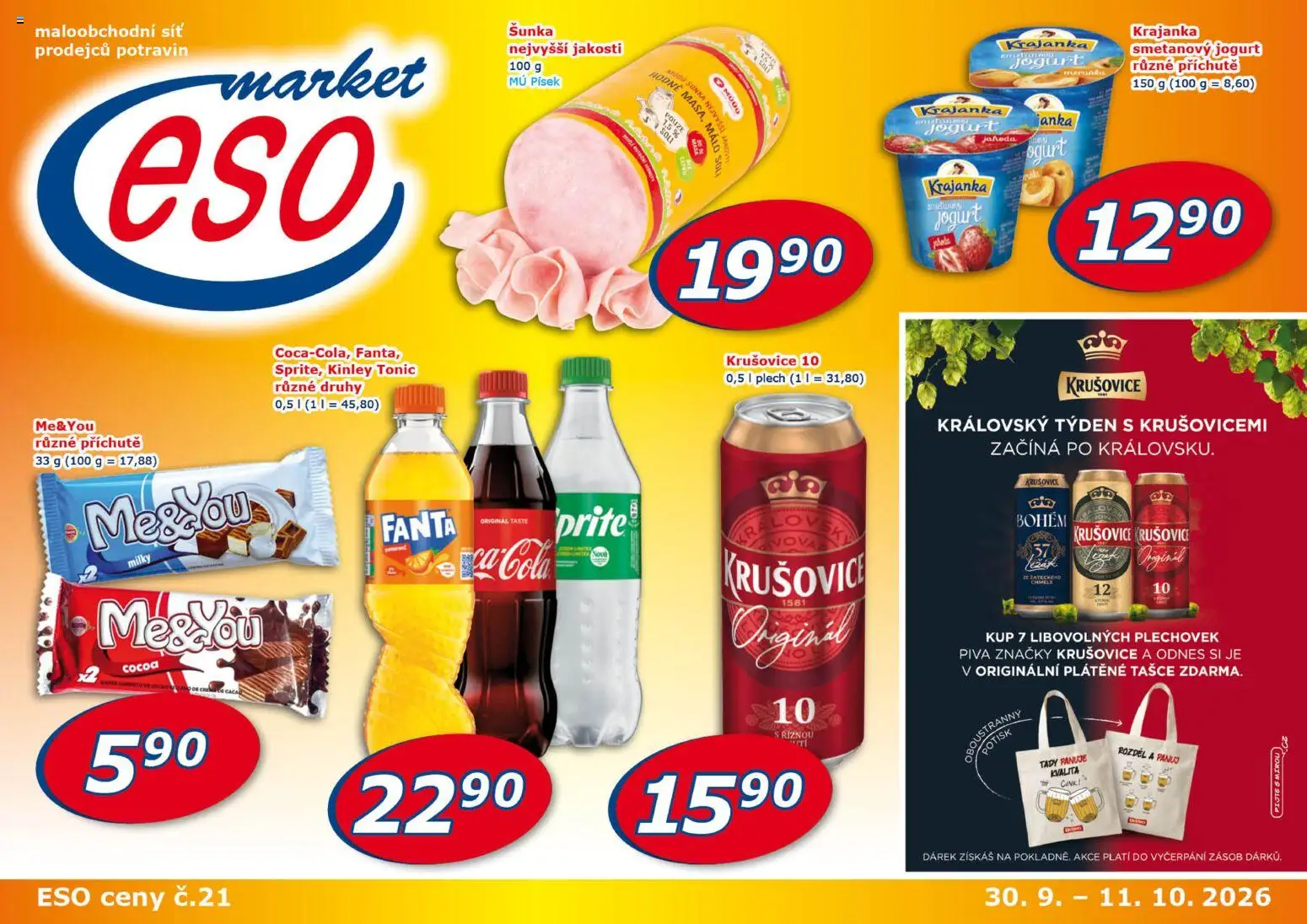 Eso market leták - strana 1- platný od 30.09.2026