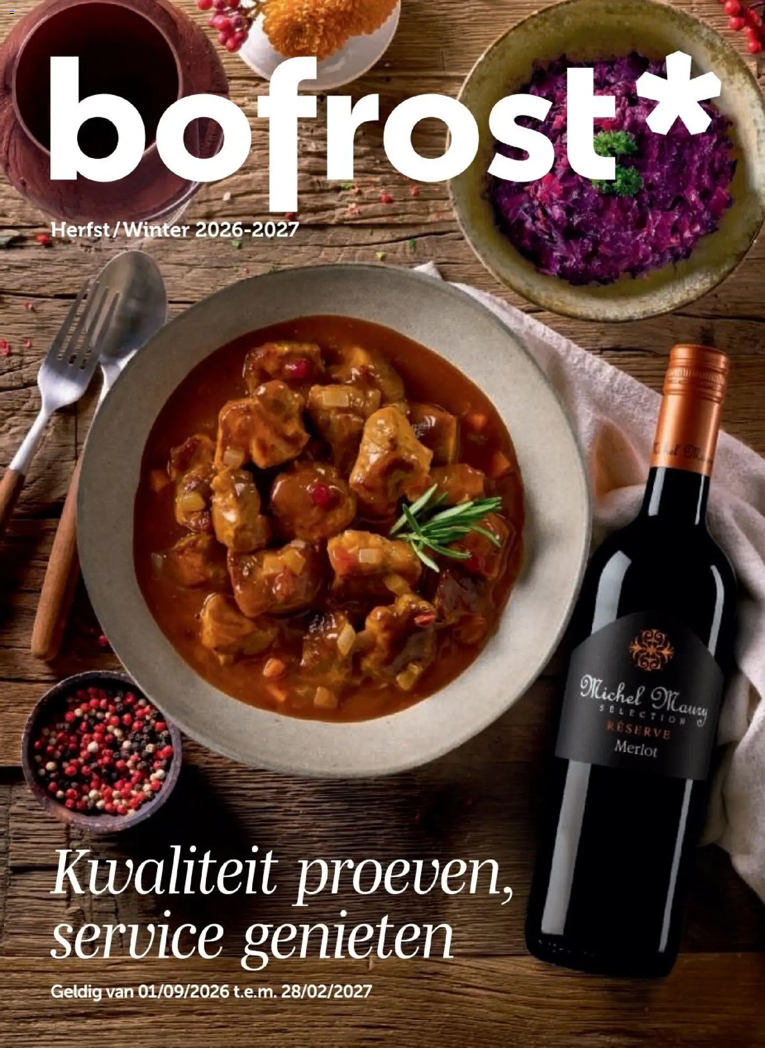 bofrost Herfst/ Wintercatalogus - pagina 1- geldig vanaf 01/09/2026
