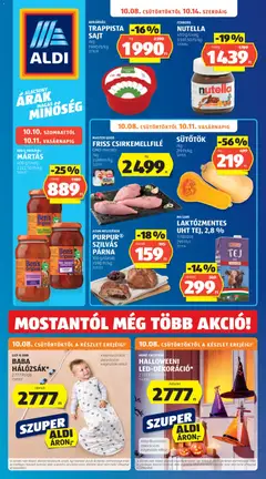 Előnézet Aldi akciós újság érvényes 2026.10.08.-tól