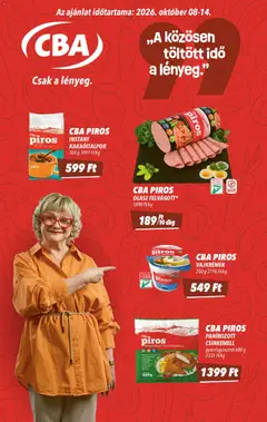 Előnézet CBA akciós újság érvényes 2026.10.08.-tól