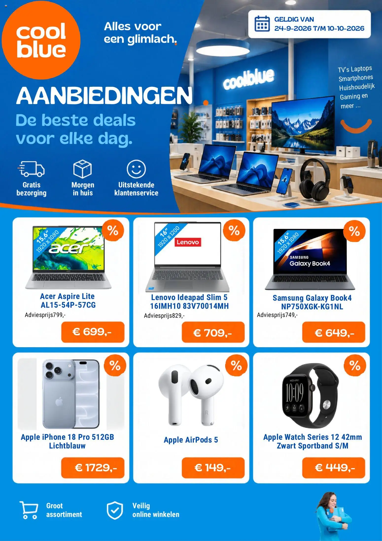 Coolblue - Folder - pagina 1- geldig vanaf 25-09-2026