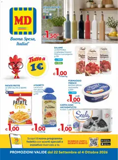 Anteprima MD Discount volantino valida dal 22/09/2026