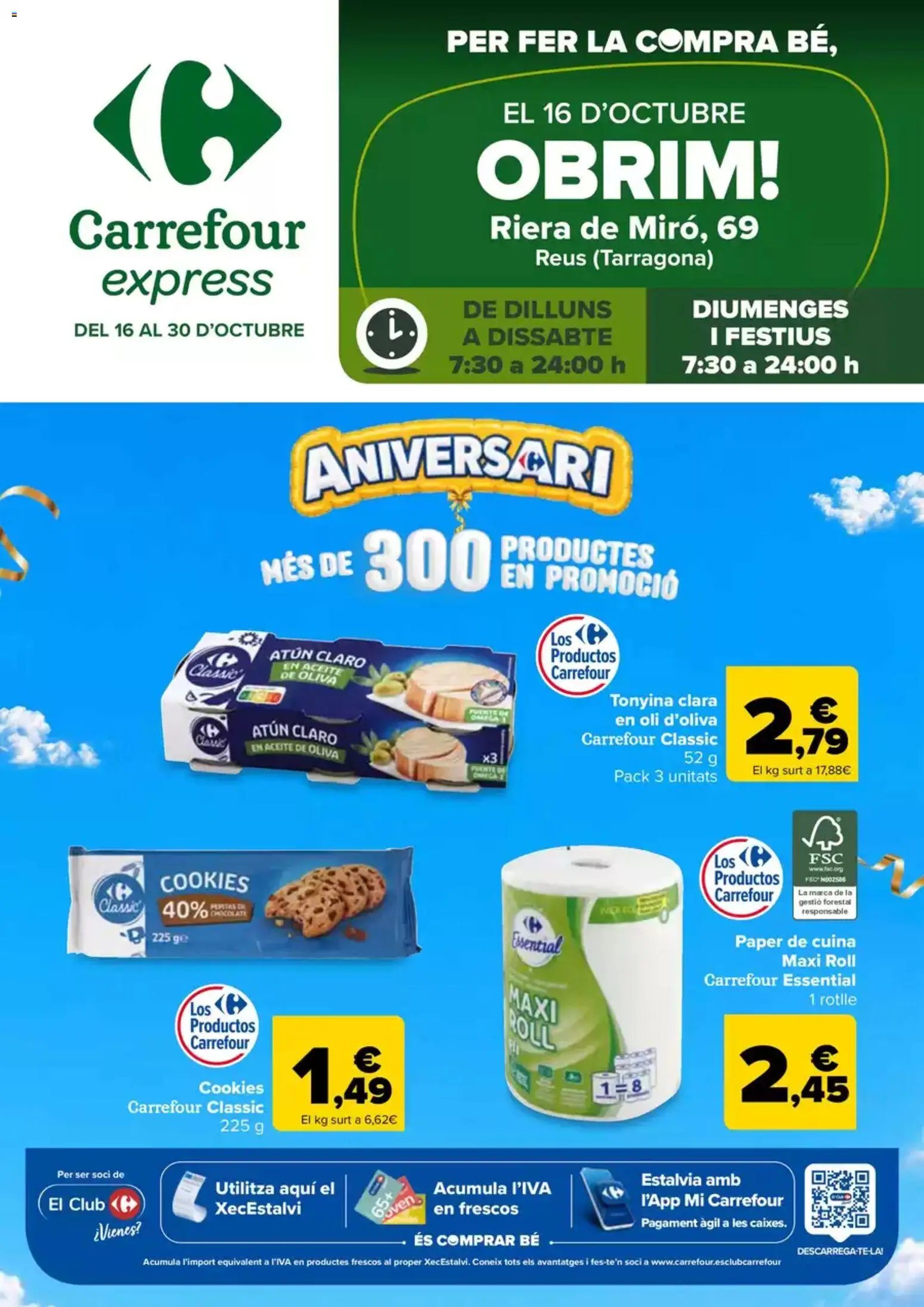 Carrefour Express folleto - Página de 1 - Válido desde 16/10/2026