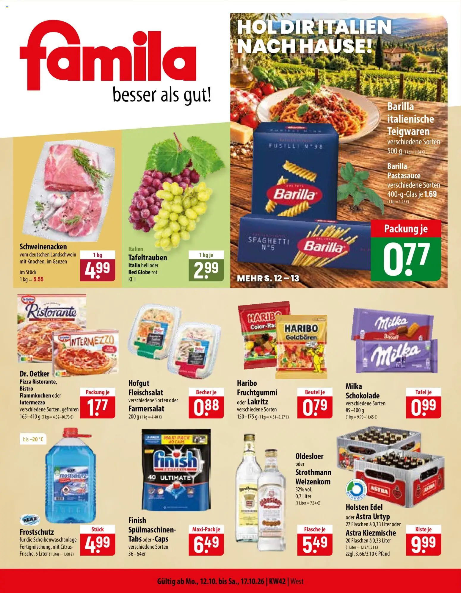 Famila Prospekt - Seite 1 - gültig ab 12.10.2026