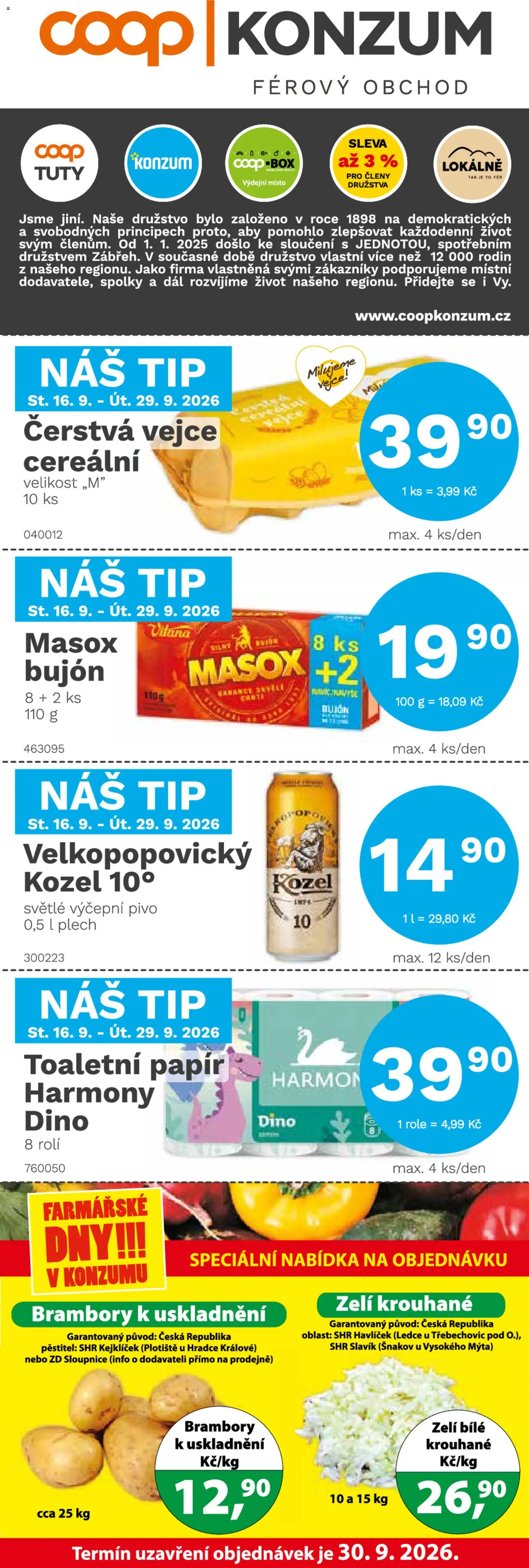 Konzum leták - strana 1- platný od 16.09.2026