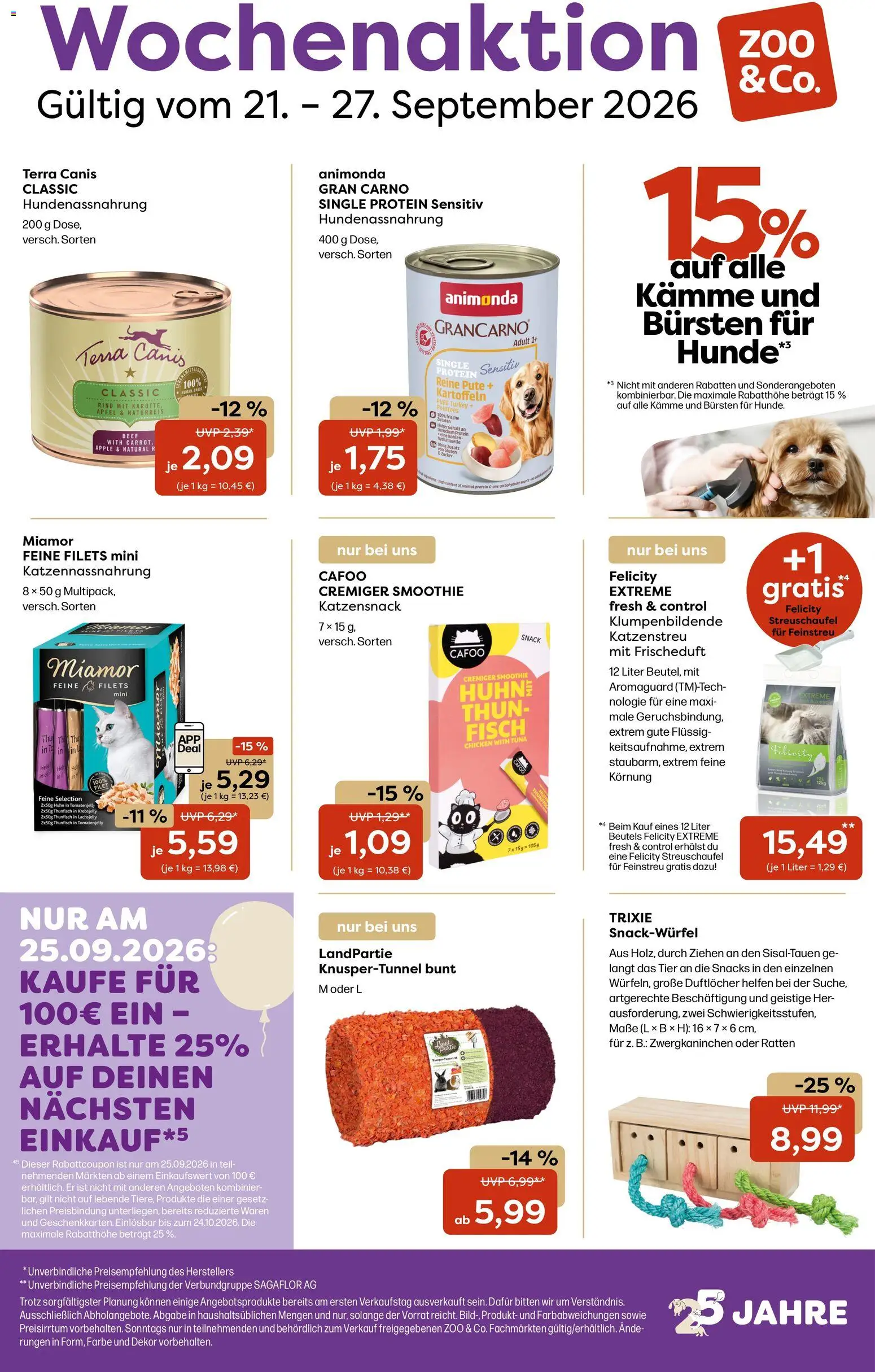 Zoo & co Prospekt - Seite 1 - gültig ab 21.09.2026