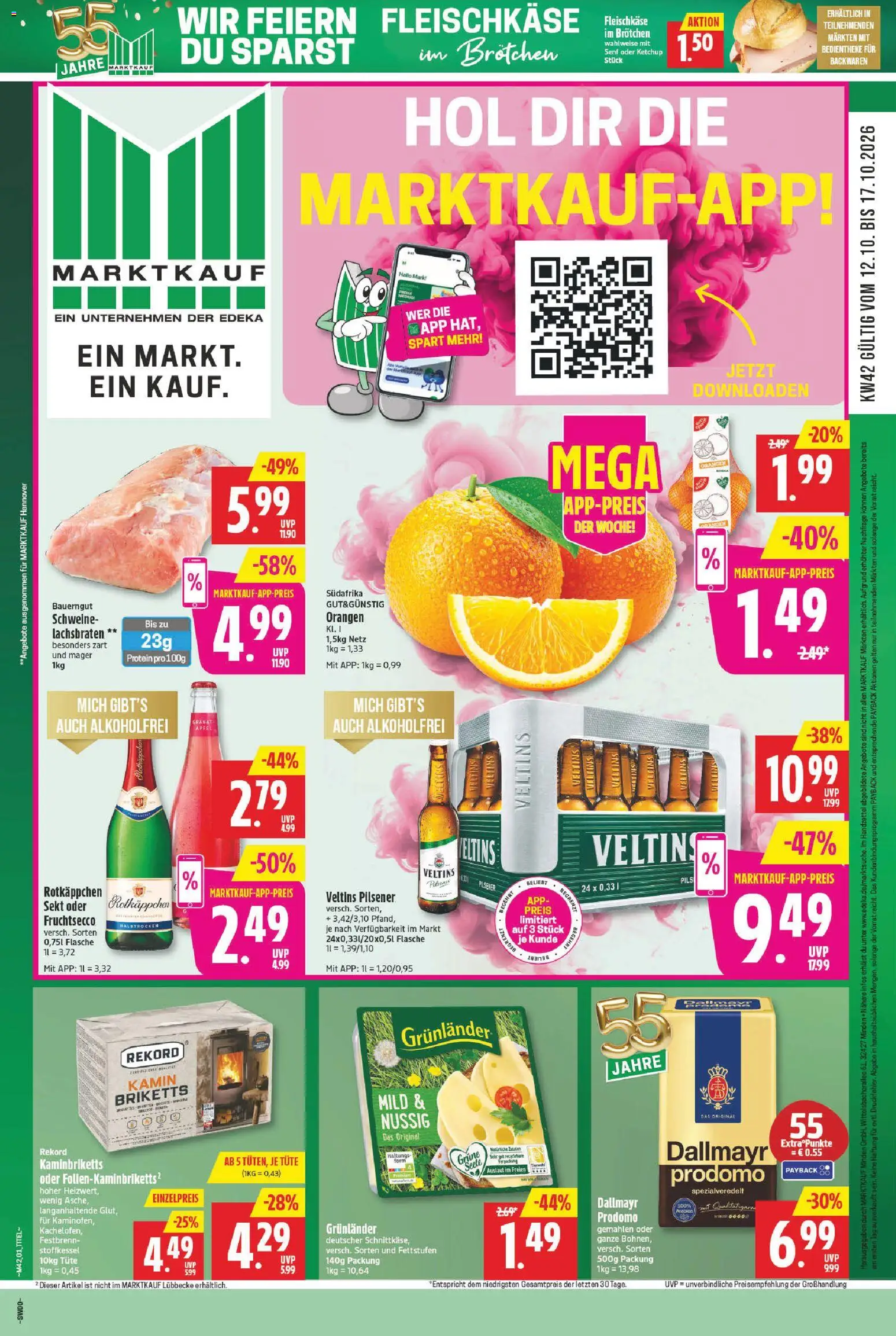 Marktkauf Prospekt - Seite 1 - gültig ab 12.10.2026