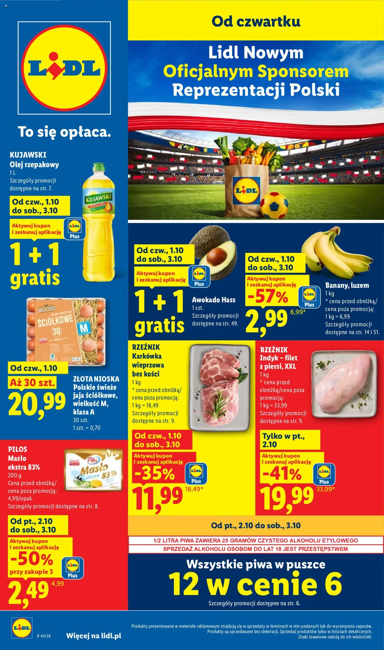 Lidl gazetka - strona 1- ważny od 01.10.2026