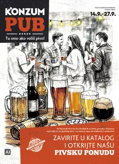 Előnézet Konzum HR Tematski katalog Pub érvényes 2026.09.14.-tól
