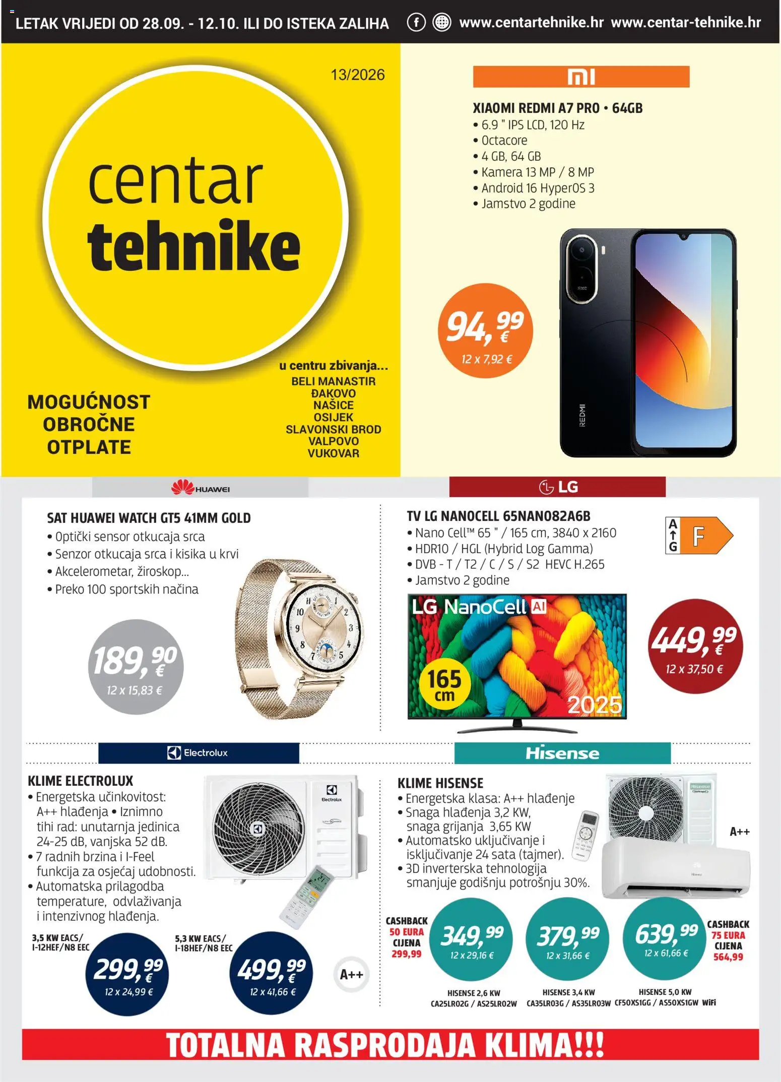Centar Tehnike Katalog - stranica 1- važeći od 28.09.2026