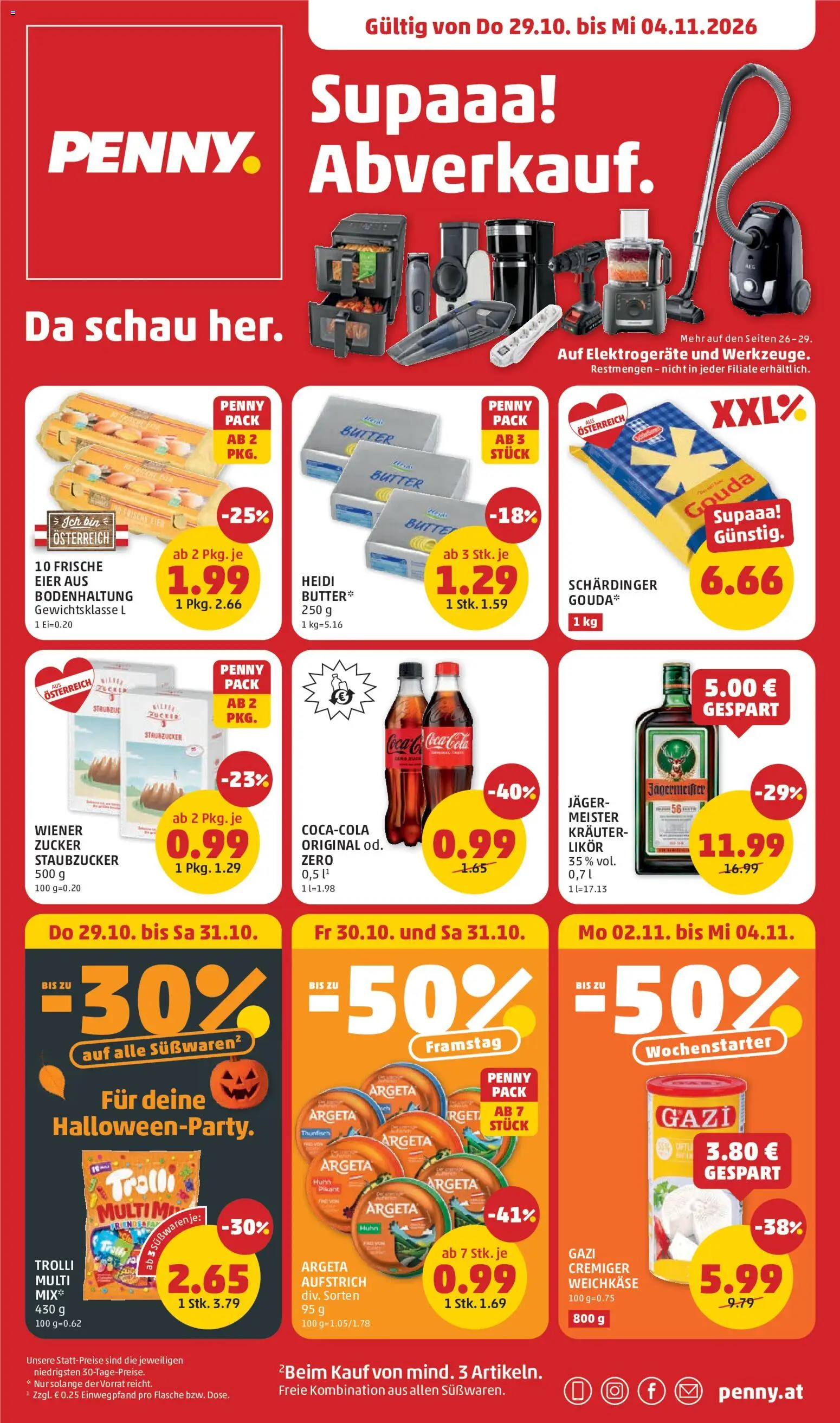 Penny Markt Flugblatt - page 1- valid from 29.10.2026