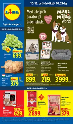 Előnézet Lidl akciós újság érvényes 2026.10.15.-tól