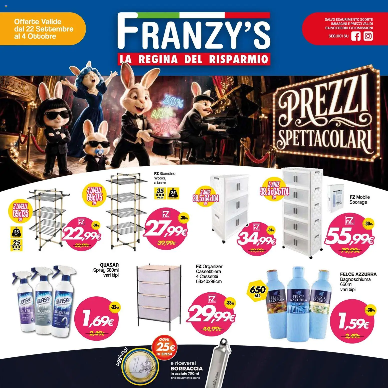Franzy's volantino - pagina 1 - valido dal 22/09/2026
