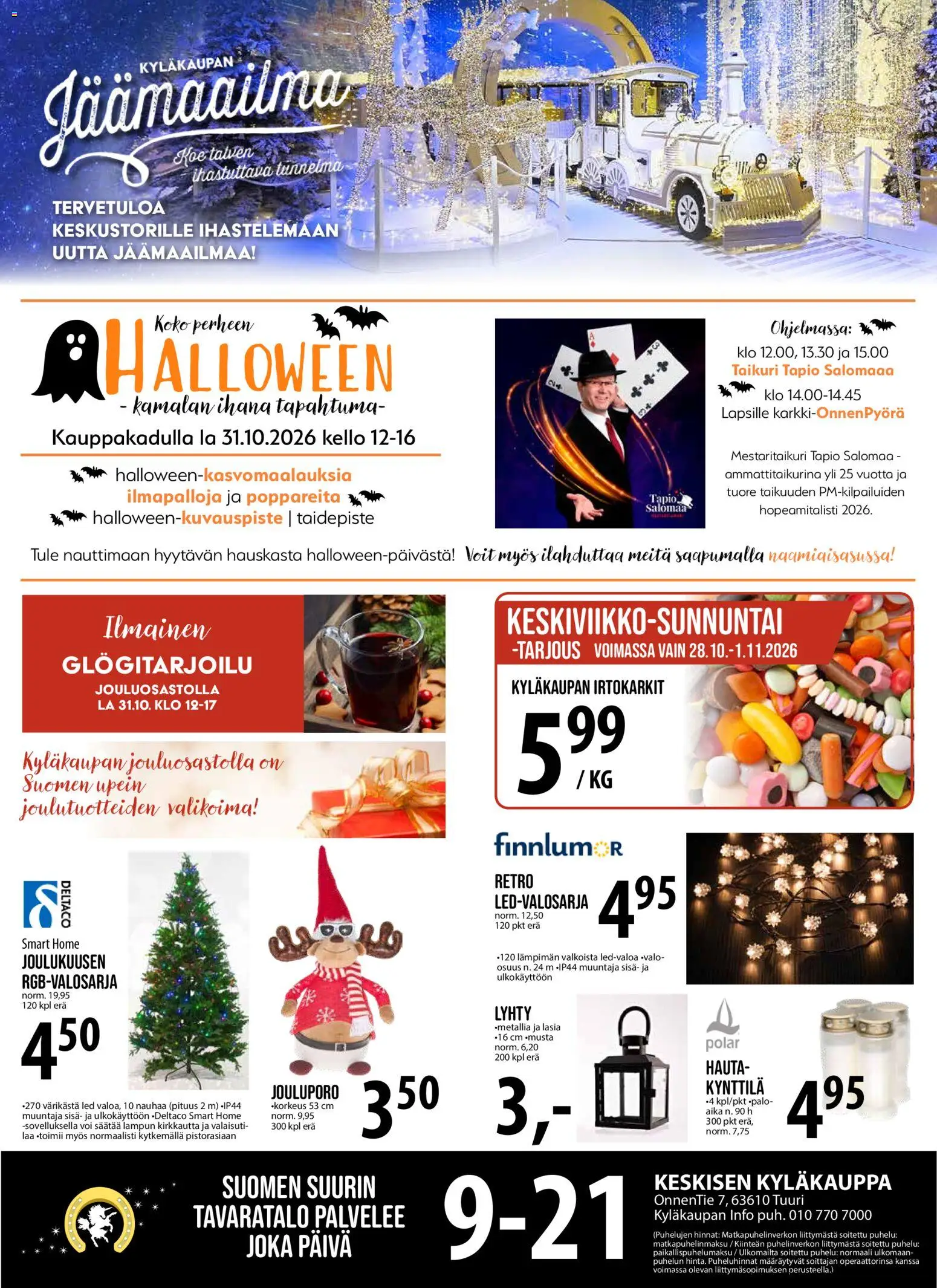 Tuuri tarjoukset - sivu 1- voimassa alkaen 28/10/2026
