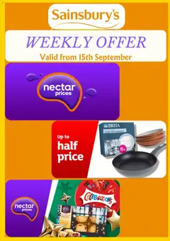 Sainsbury's - Offers valid from 15/09/2026