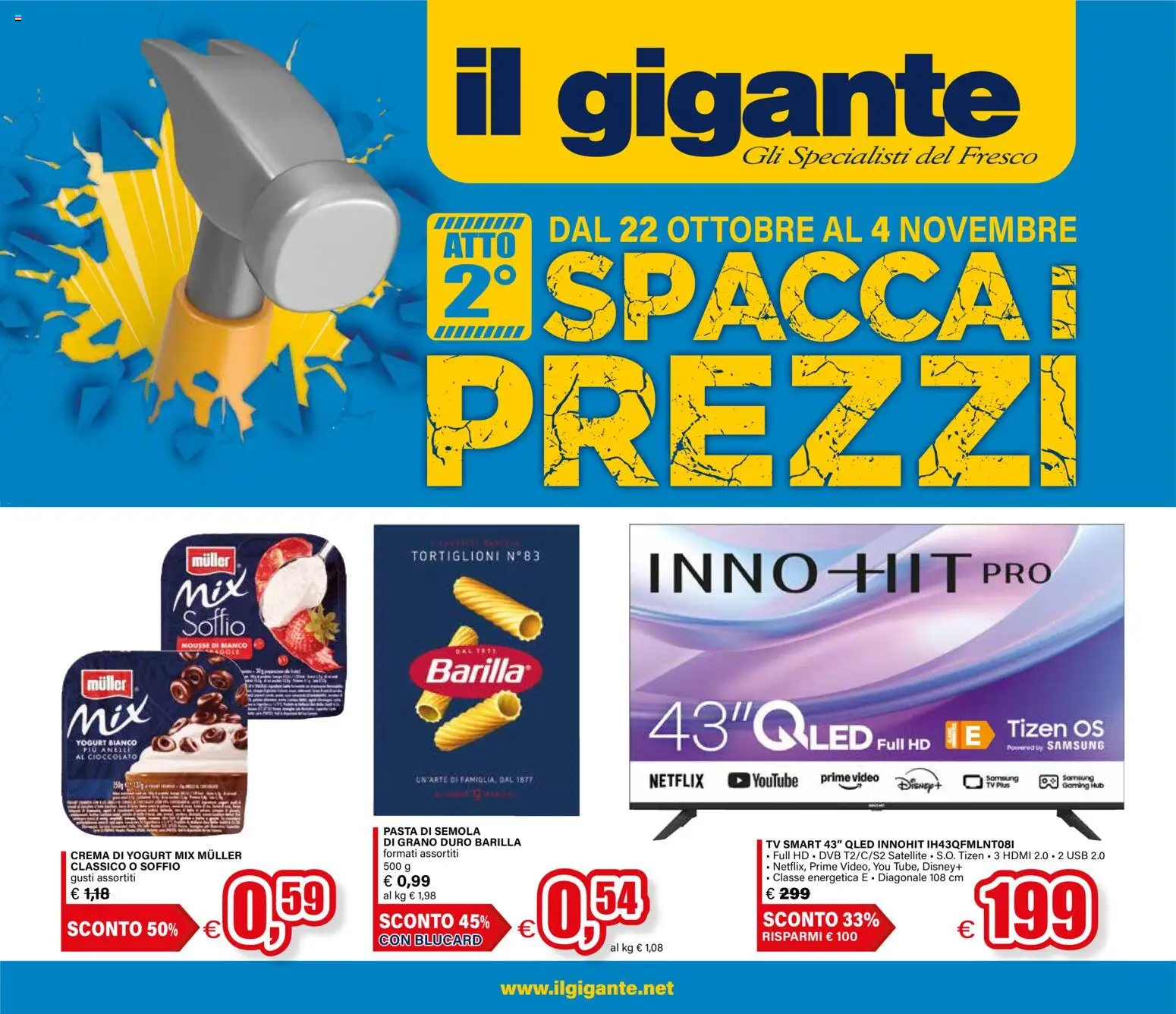 Il Gigante volantino - pagina 1 - valido dal 22/10/2026