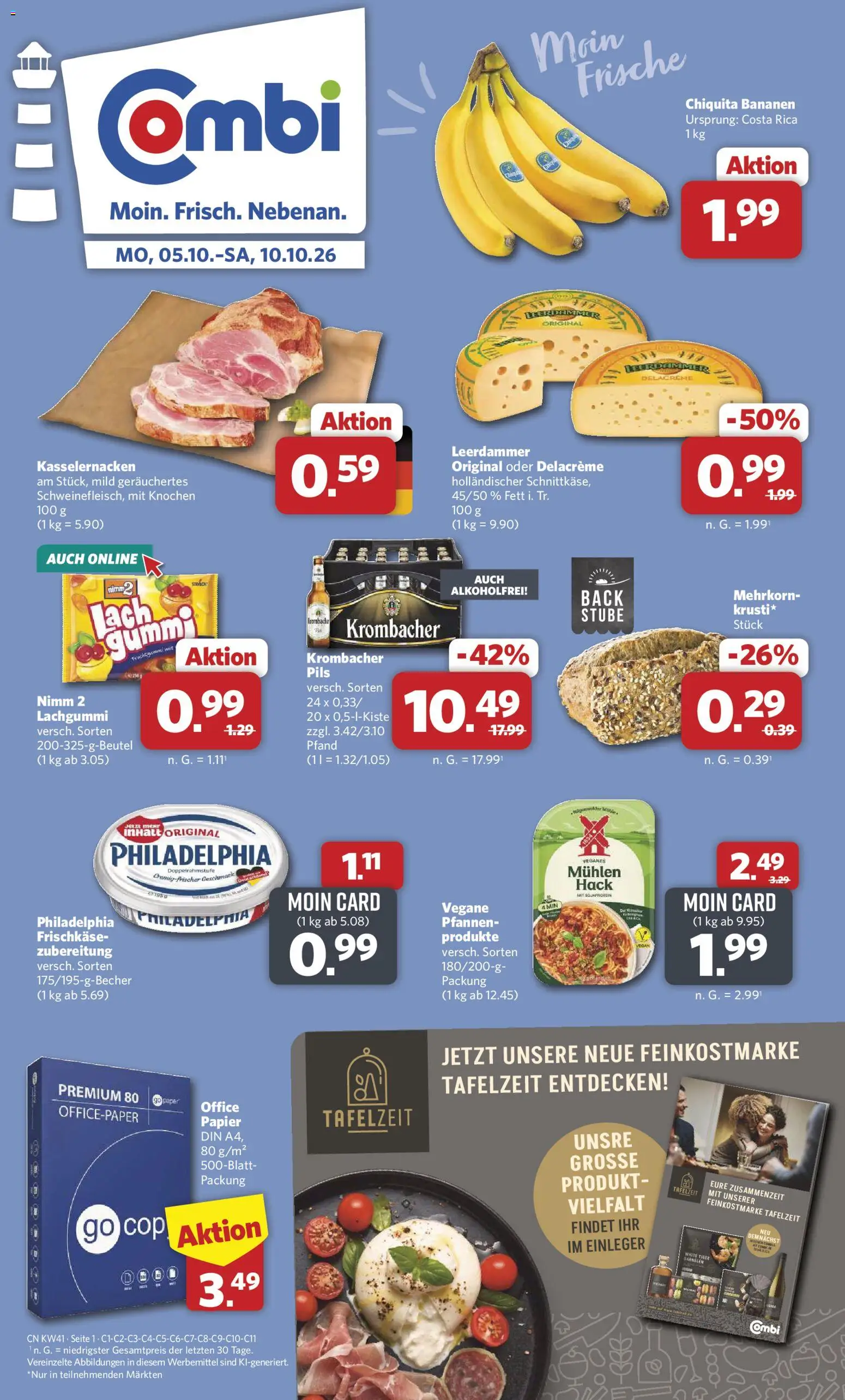 Combi Prospekt - Seite 1 - gültig ab 05.10.2026