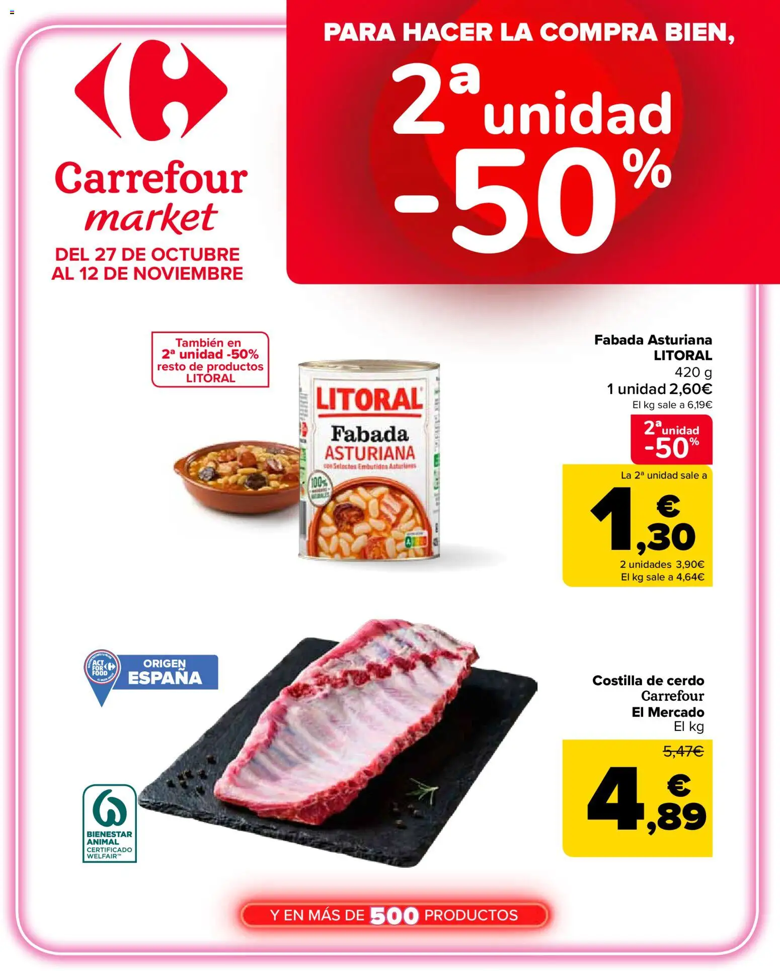 Carrefour Market folleto - Página de 1 - Válido desde 27/10/2026
