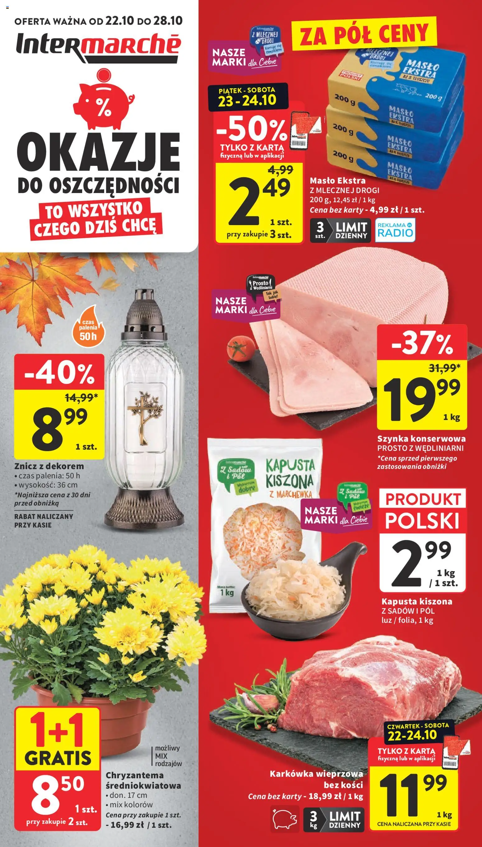 Intermarche gazetka - strona 1- ważny od 22.10.2026
