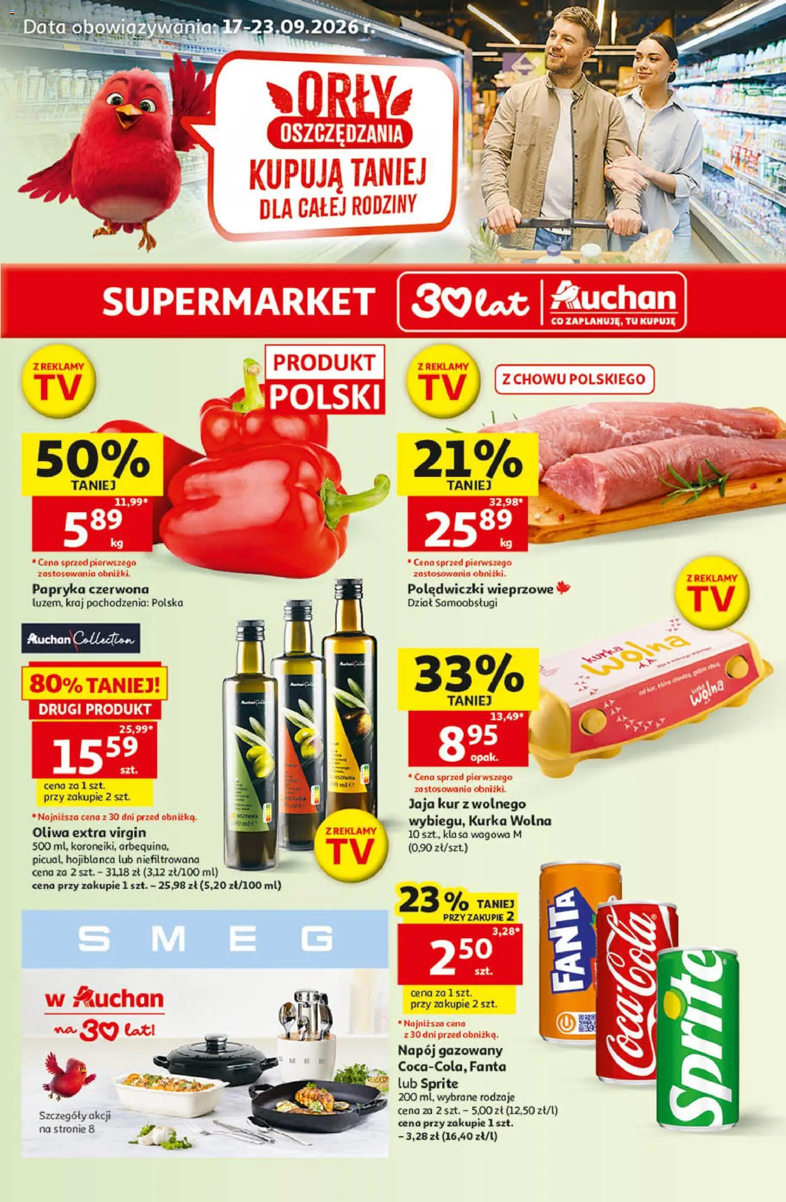 Auchan gazetka - strona 1- ważny od 17.09.2026