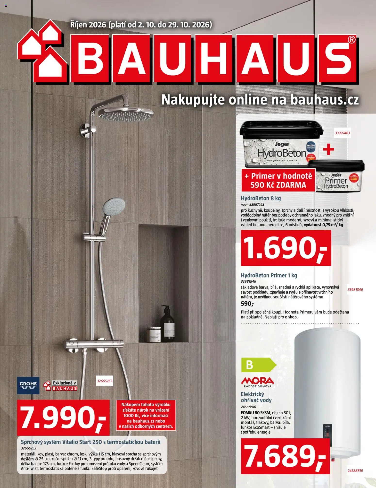 Bauhaus leták - strana 1- platný od 02.10.2026