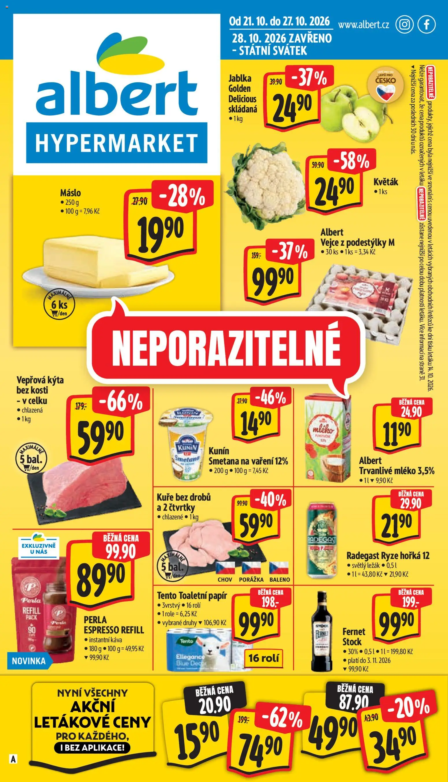 Albert leták - Hypermarket - strana 1- platný od 21.10.2026