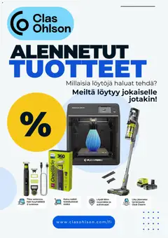 Esikatselu Clas Ohlson tarjoukset voimassa alkaen 06/10/2026