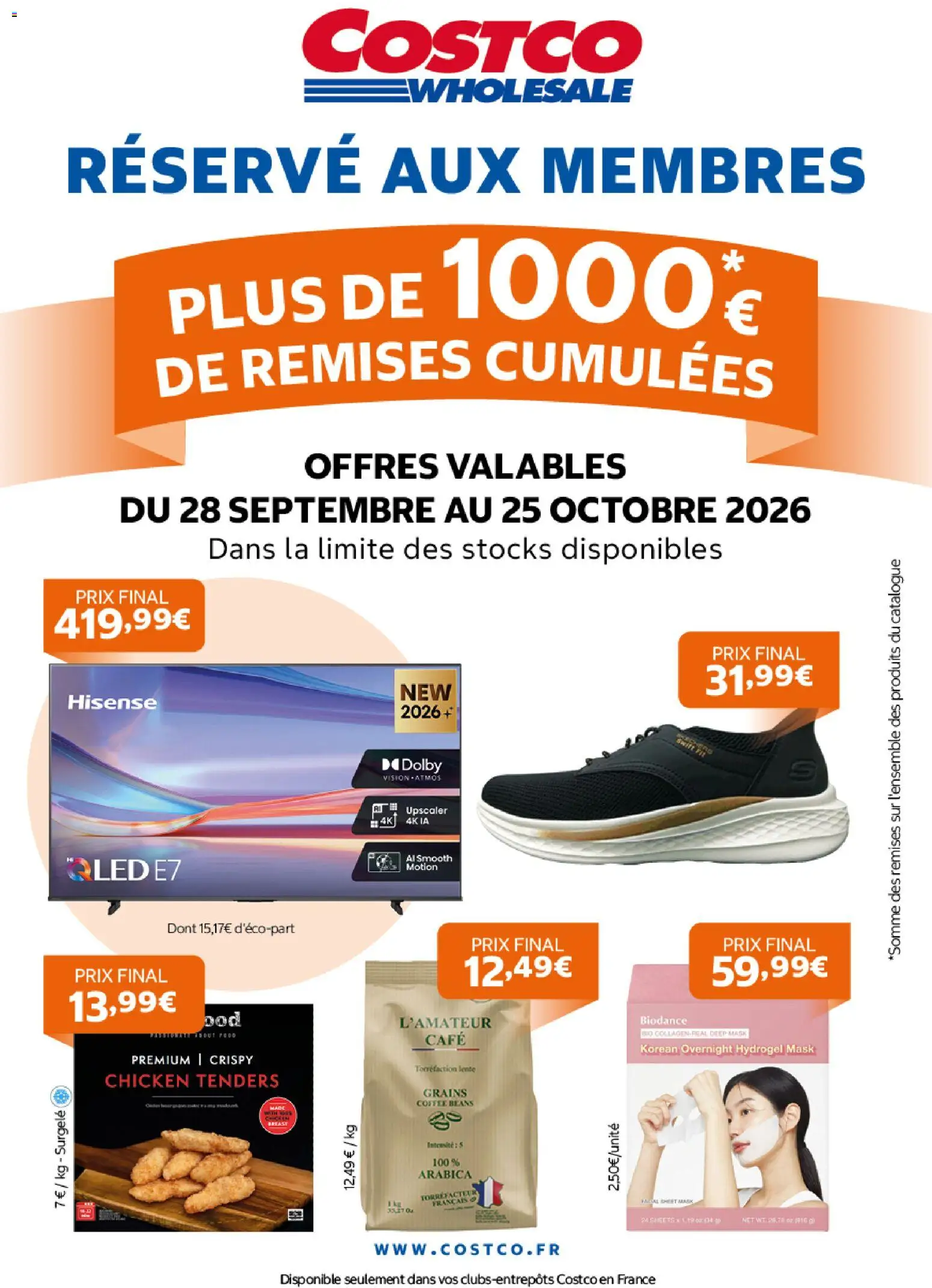 Costco catalogue - page 1 - valable à partir du 28/09/2026