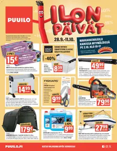 Esikatselu Puuilo tarjoukset voimassa alkaen 28/09/2026