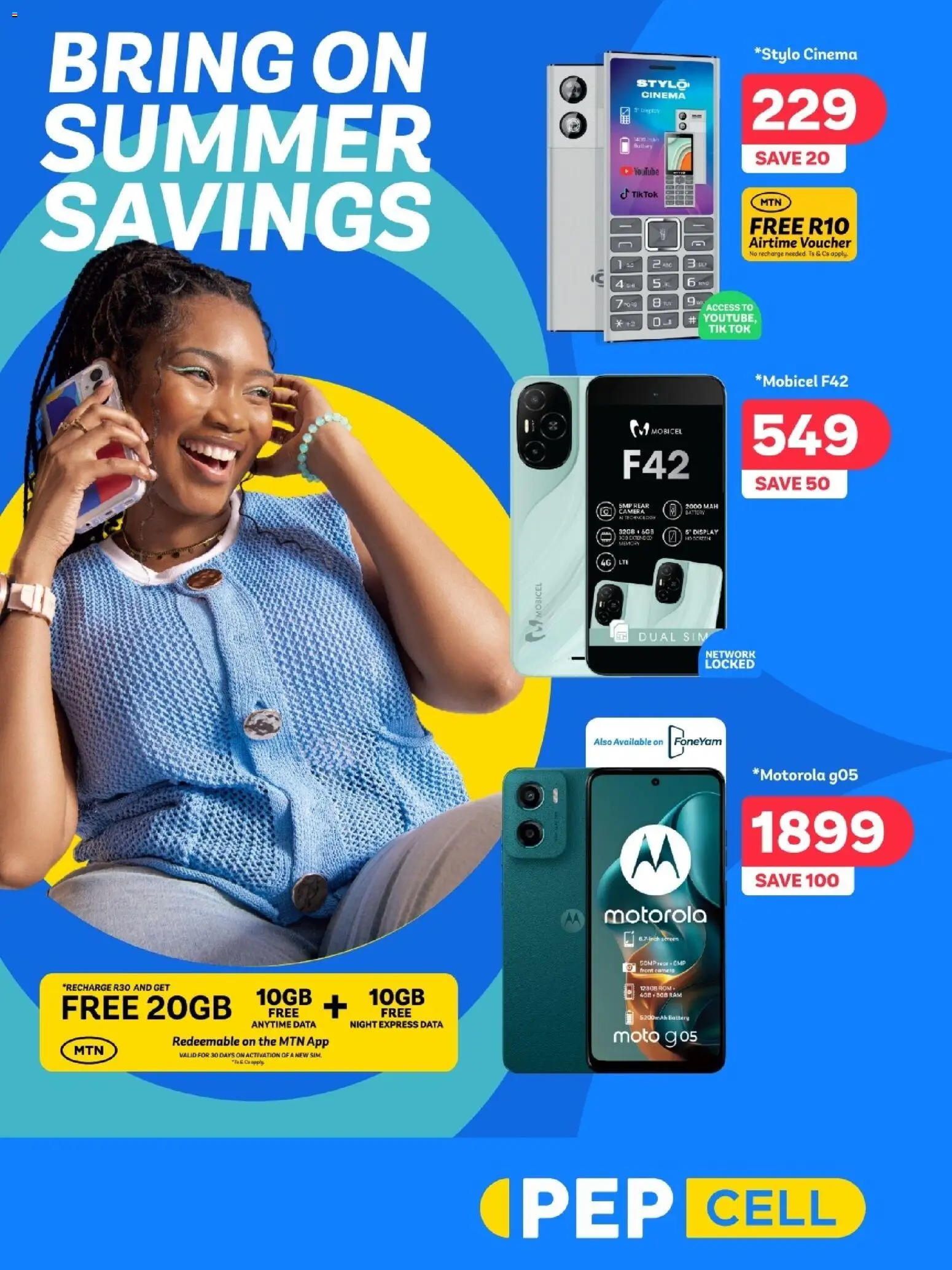 PEP Stores Cell Catalogue - page 1- valid from 23/09/2026