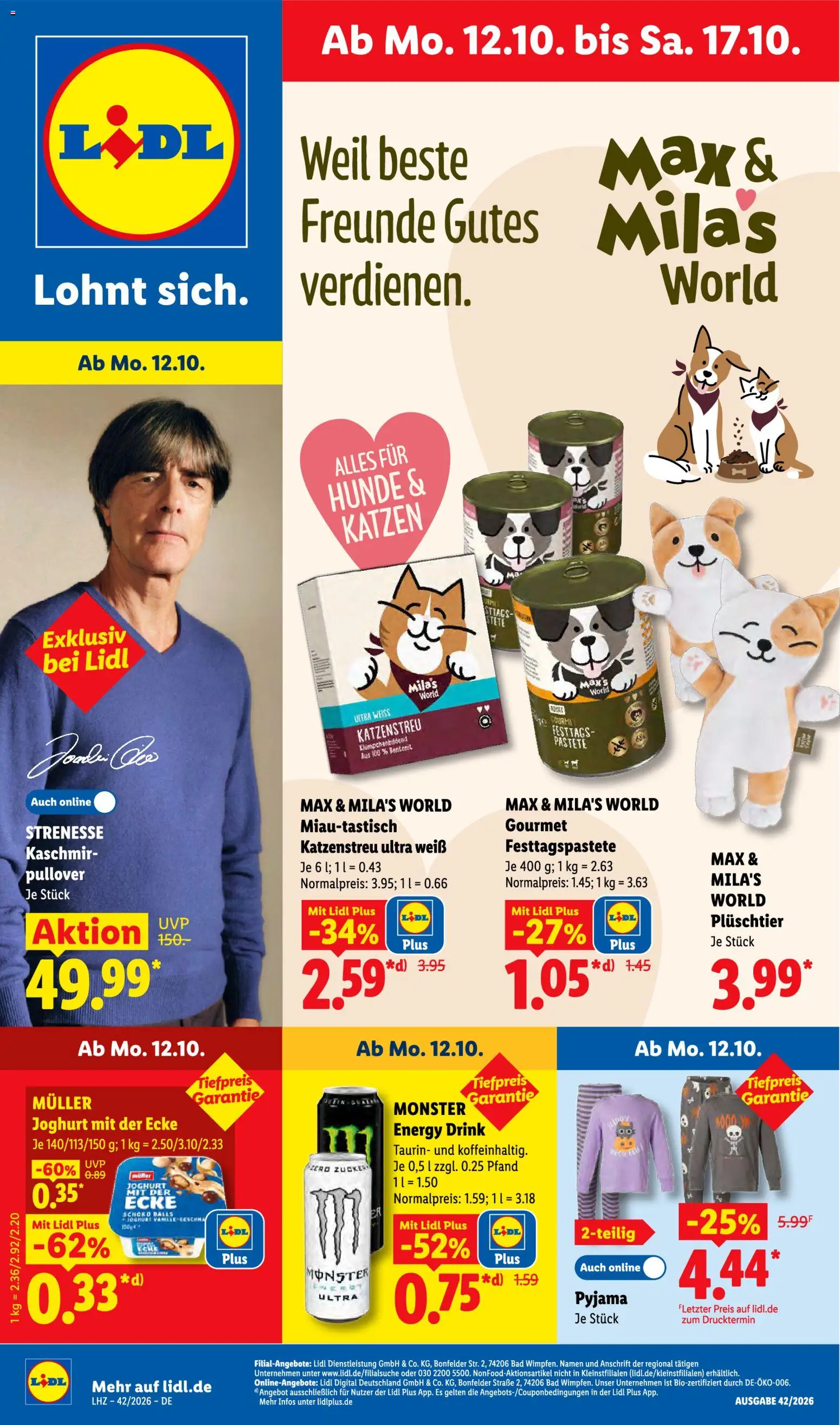 Lidl Prospekt - Seite 1 - gültig ab 12.10.2026