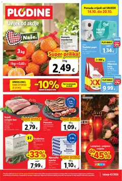 Plodine katalog od 14.10.2026