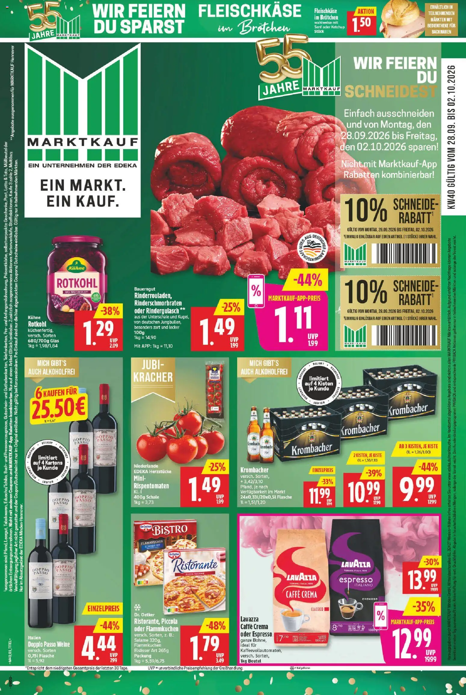 Marktkauf Prospekt - Seite 1 - gültig ab 28.09.2026