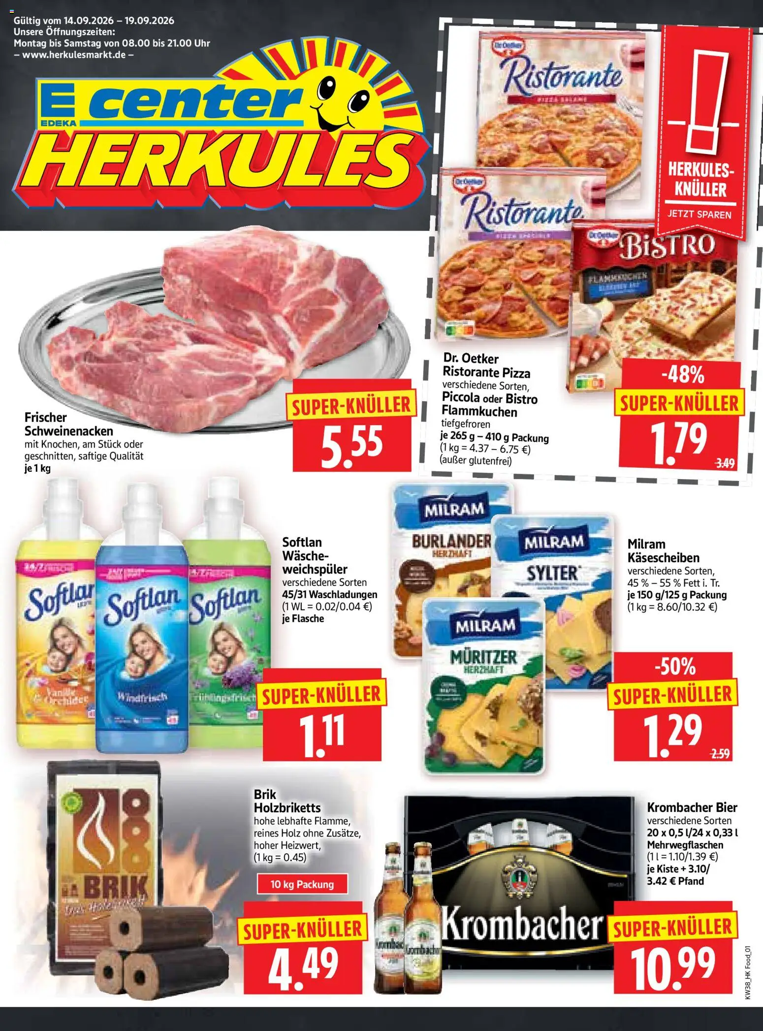 HERKULES Prospekt - Seite 1 - gültig ab 14.09.2026