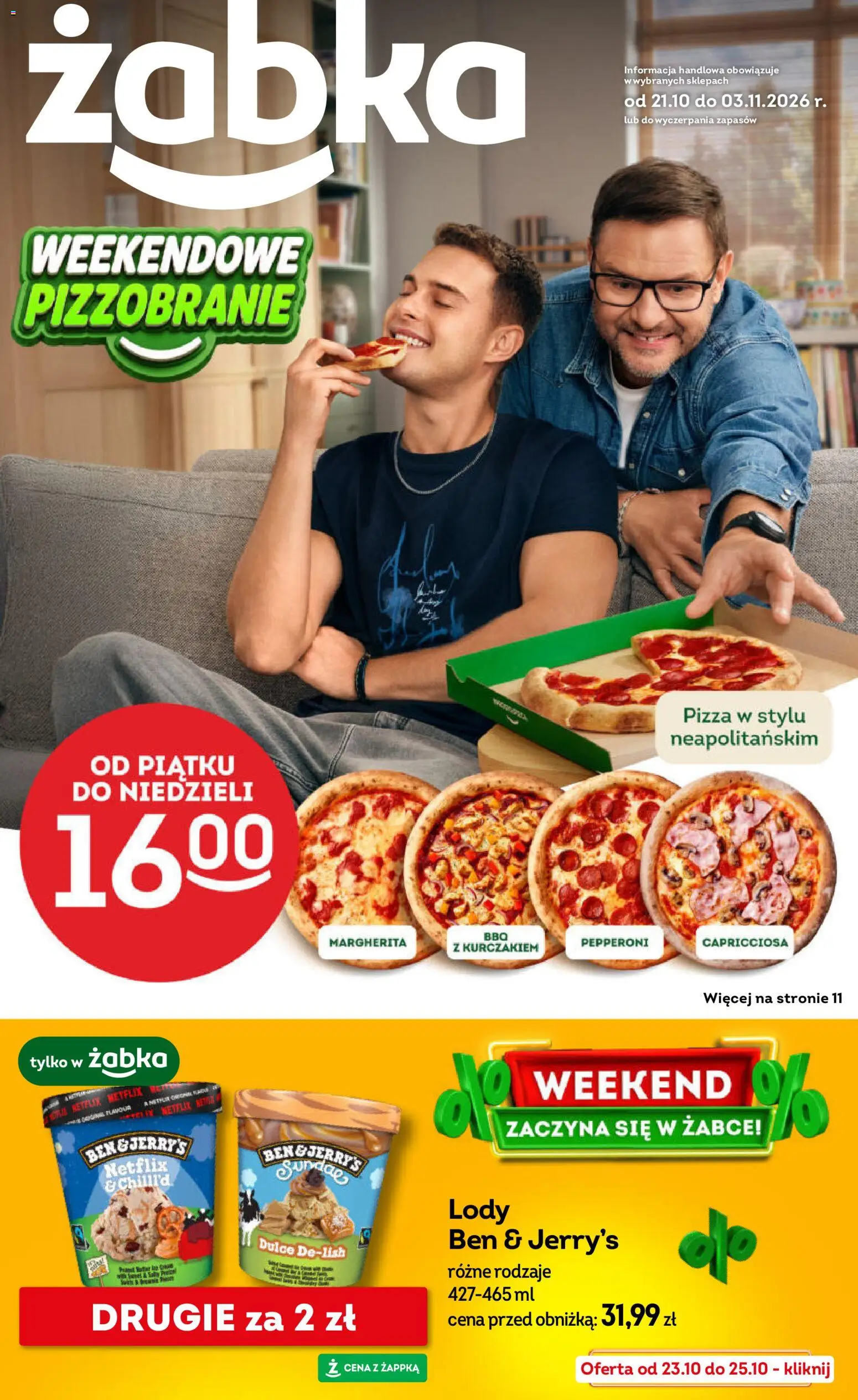 Żabka gazetka - strona 1- ważny od 21.10.2026