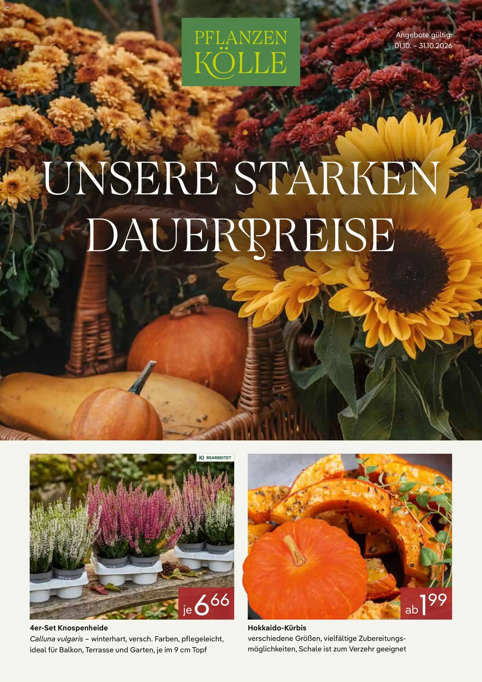 Pflanzen-Kölle Prospekt - Seite 1 - gültig ab 01.10.2026