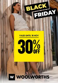 Preview Woolworths Black Friday valid from 23/10/2026