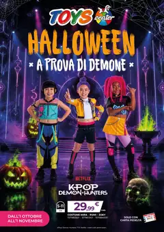 Anteprima Toys Center volantino Halloween valida dal 01/10/2026