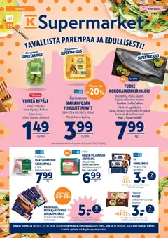 Esikatselu K-Supermarket tarjoukset voimassa alkaen 08/10/2026