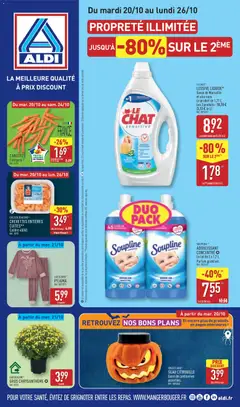 Aperçu Aldi catalogue valable à partir du 20/10/2026