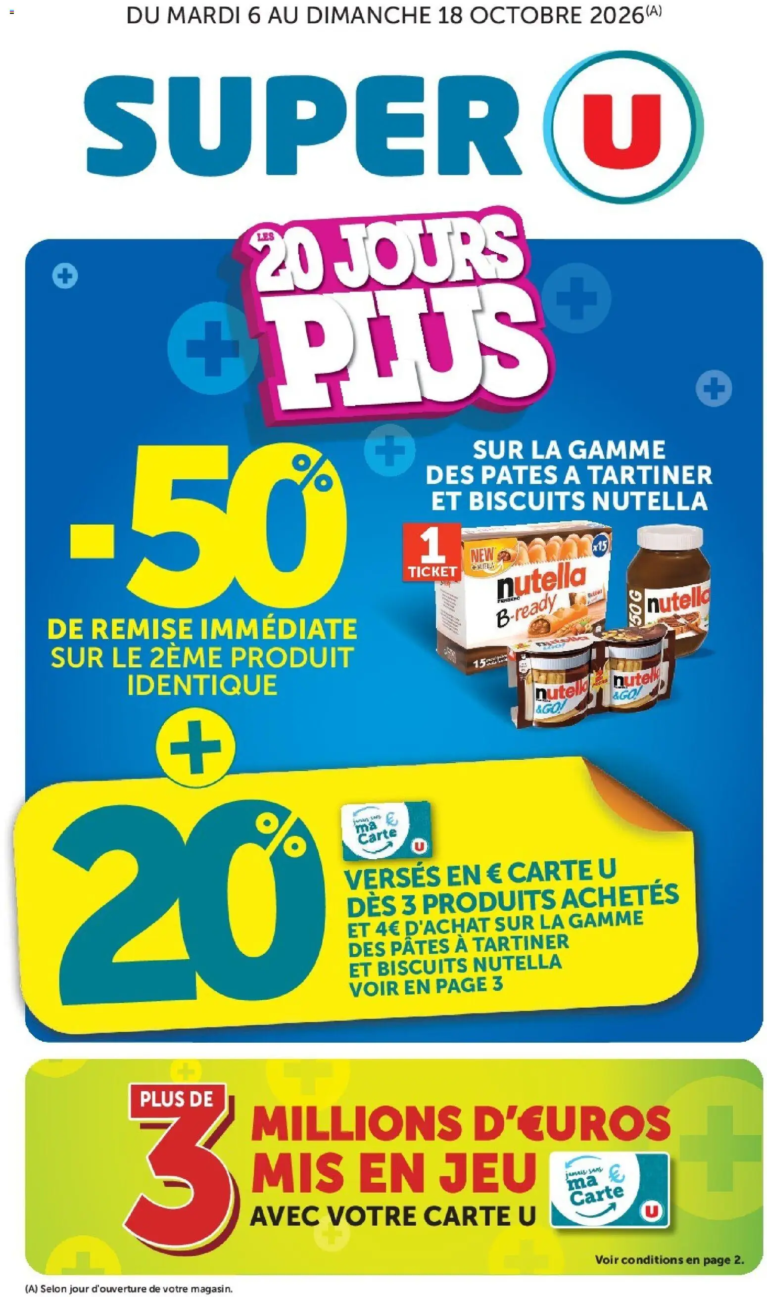Super U catalogue - page 1 - valable à partir du 06/10/2026