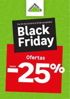 Vista previa del folleto Leroy Merlin Black Friday válido desde 20/10/2026