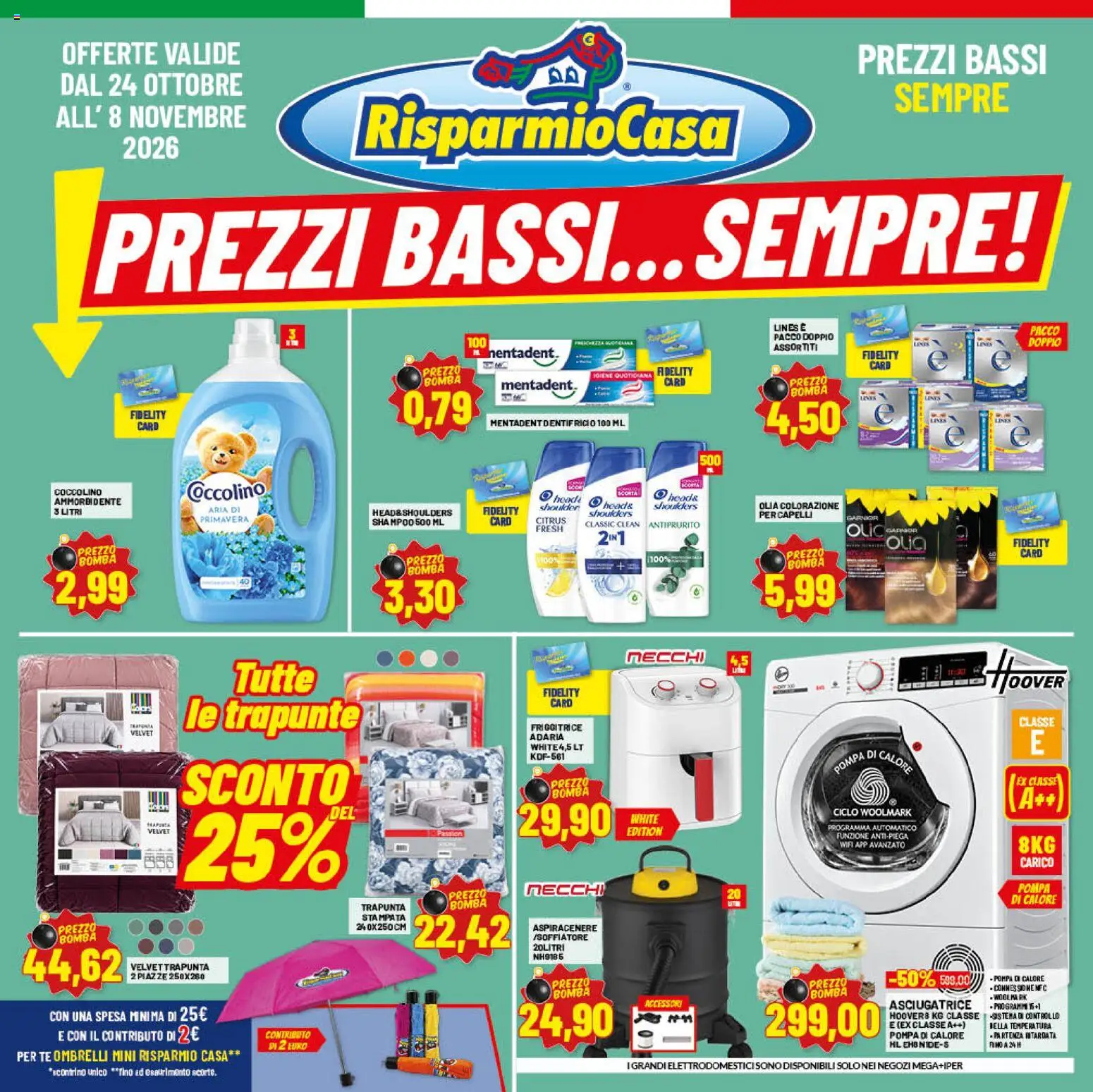 RisparmioCasa volantino - pagina 1 - valido dal 24/10/2026