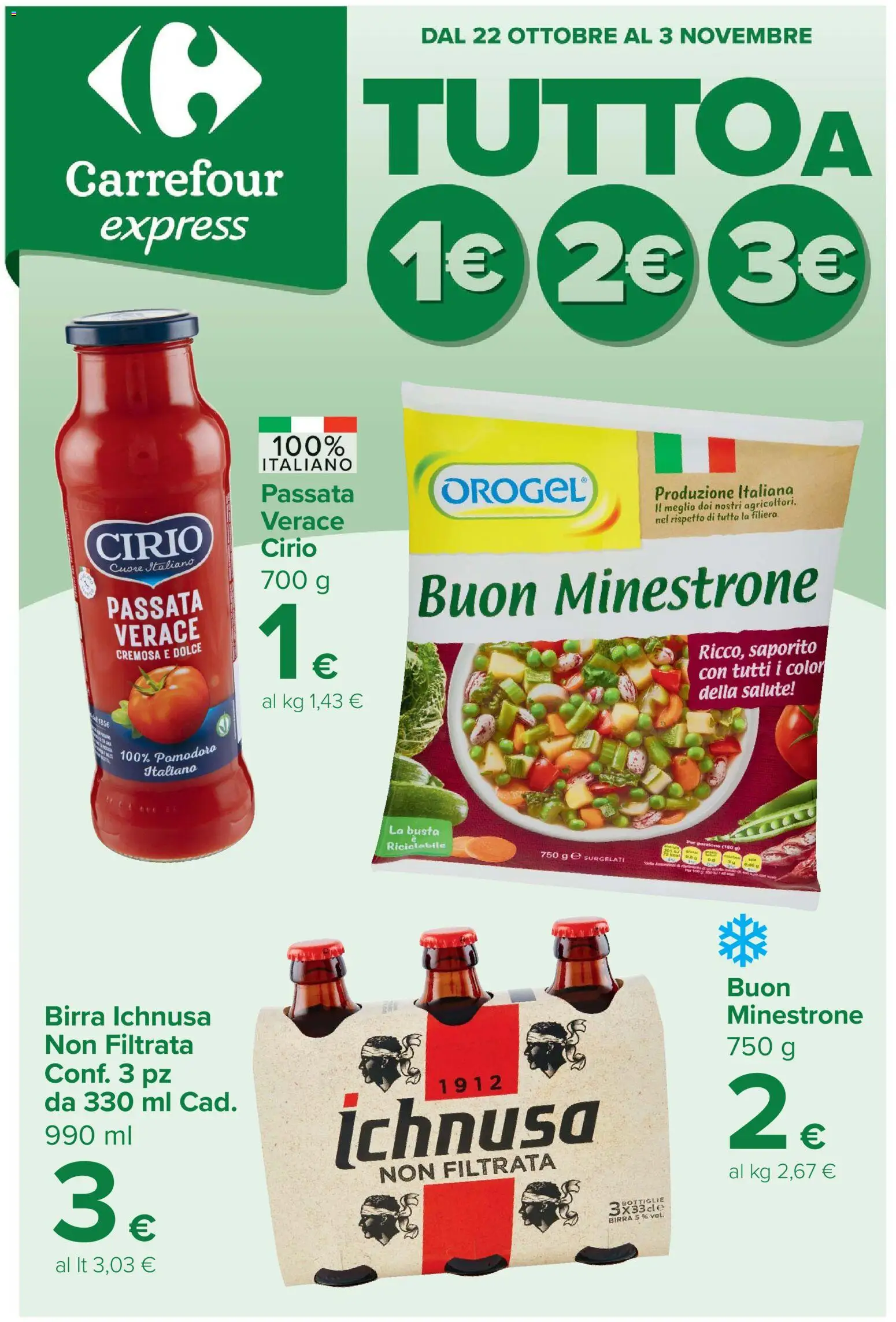Carrefour volantino - pagina 1 - valido dal 22/10/2026