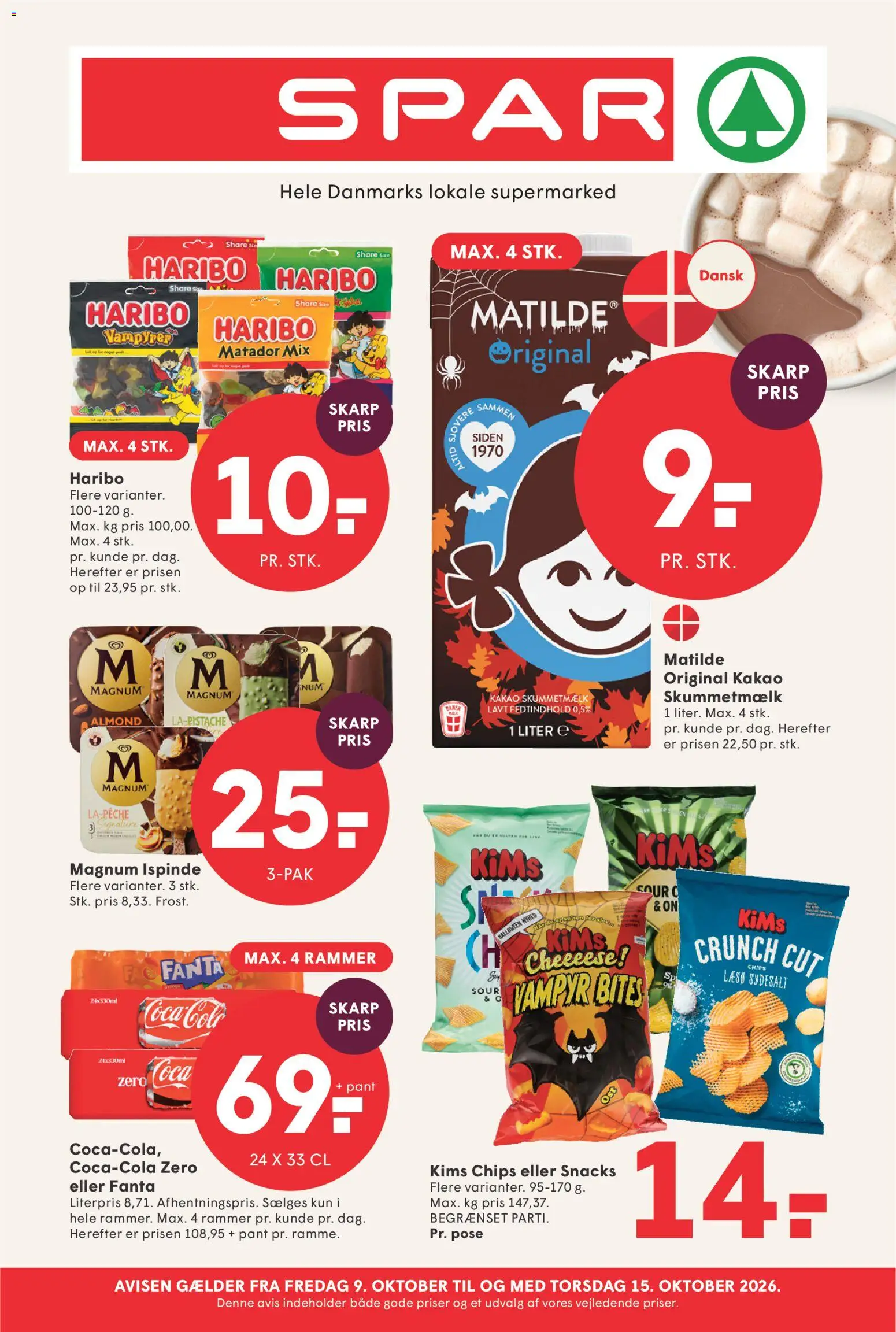 Spar - Tilbudsavis uge 41 - side 1- gyldig fra 09/10/2026