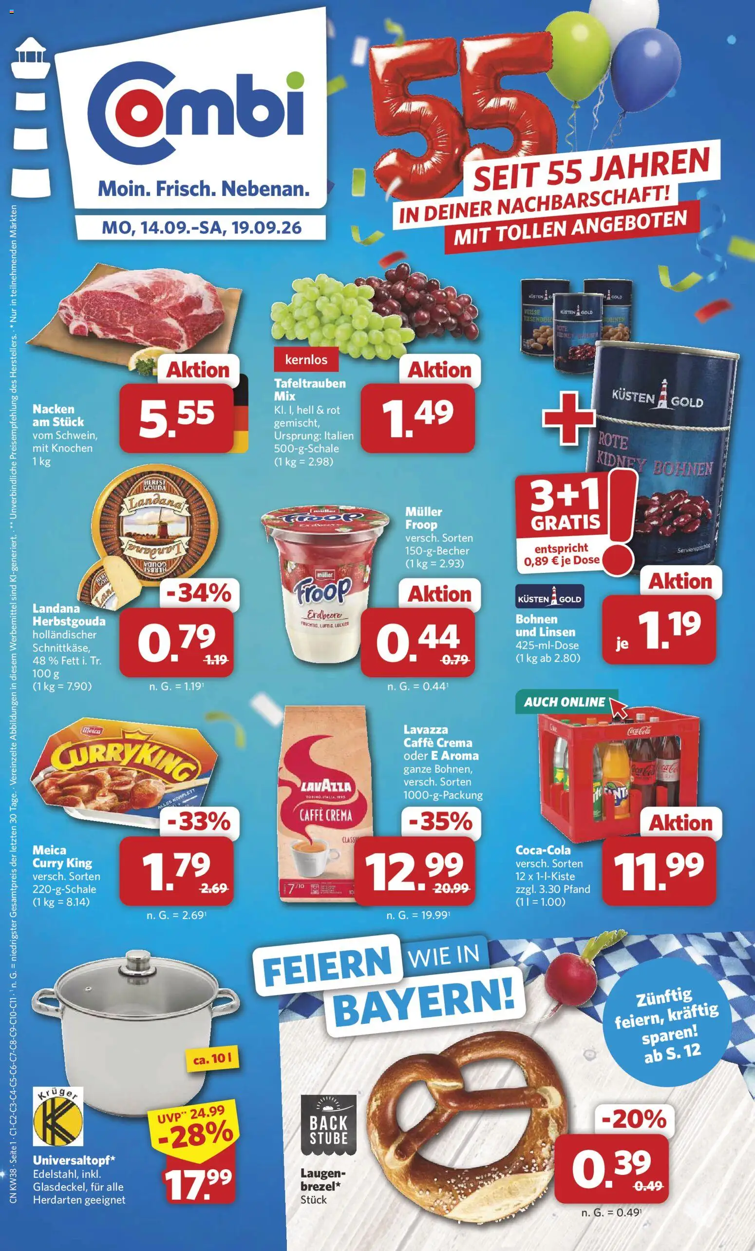 Combi Prospekt - Seite 1 - gültig ab 14.09.2026