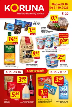 Koruna leták platný od 09.10.2026