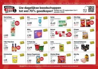 Budget Food folder geldig vanaf 25-09-2026