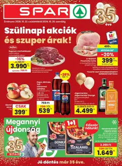 Előnézet Spar akciós újság érvényes 2026.10.22.-tól